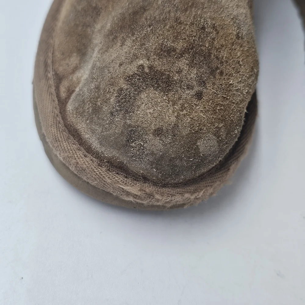 UGG Jona Chestnut Suede Sheepskin Lined Kids Winter Boots Toddler Size 12